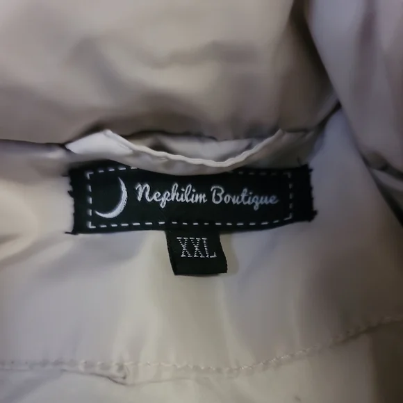 Women's Puffer Beige Jacket various sizes zip - Picture 9 of 10